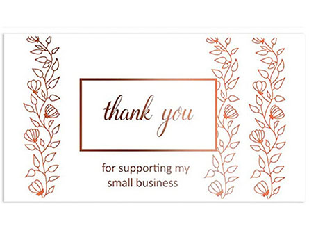 Small Business Thank You Card